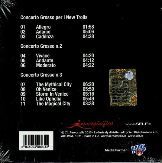 Concerto grosso n.1, n.2, n.3 - CD Audio di Luis Bacalov,La Leggenda New Trolls - 2