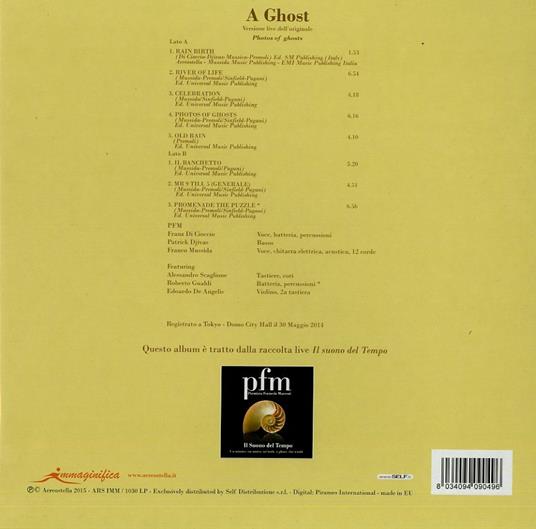 A Ghost - Vinile LP + CD Audio di Premiata Forneria Marconi - 2