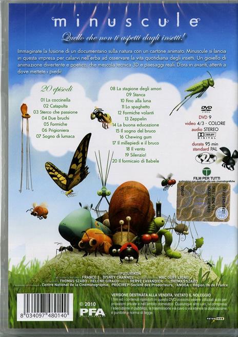 Minuscule. La vita segreta degli insetti. Vol. 1 di Thomas Szabo - DVD - 2