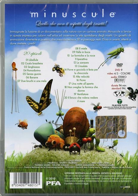 Minuscule. La vita segreta degli insetti. Vol. 2 di Thomas Szabo - DVD - 2
