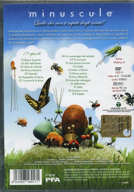 Minuscule. La vita segreta degli insetti. Vol. 4 di Thomas Szabo - DVD - 2