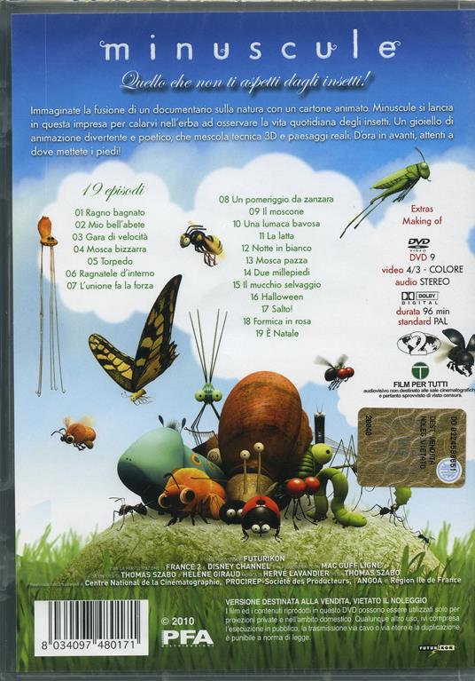 Minuscule. La vita segreta degli insetti. Vol. 4 di Thomas Szabo - DVD - 2