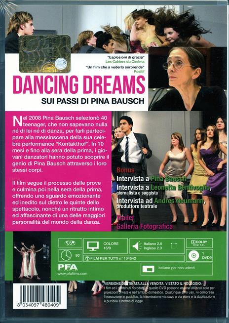 Dancing Dreams. Sui passi di Pina Bausch di Reinhild Hoffmann,Anne Linsel - DVD - 2