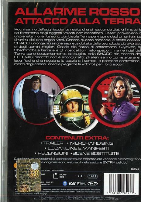 UFO allarme rosso... attacco alla Terra! di Jeremy Summers,David Tomblin,Cyril Frankel,Barry Gray - DVD - 2