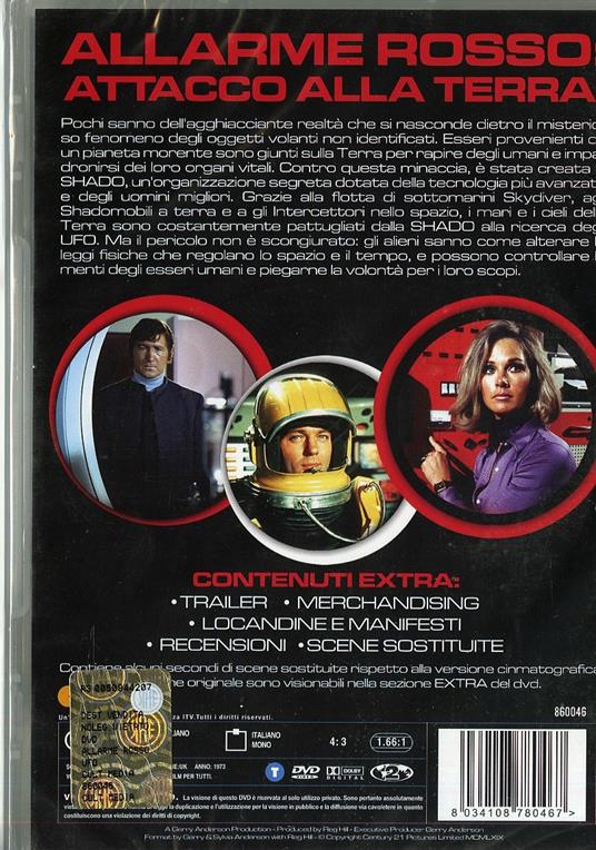 UFO allarme rosso... attacco alla Terra! di Jeremy Summers,David Tomblin,Cyril Frankel,Barry Gray - DVD - 2