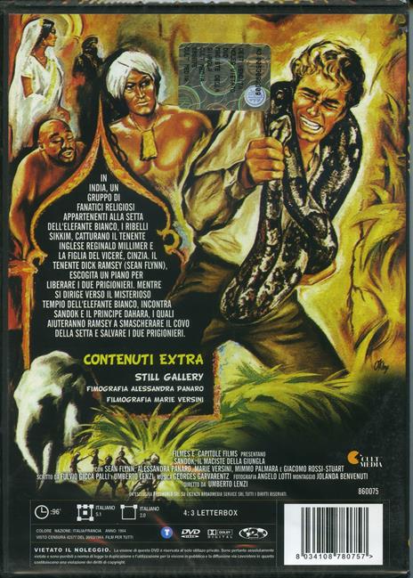 Sandok, il Maciste della giungla di Umberto Lenzi - DVD - 2