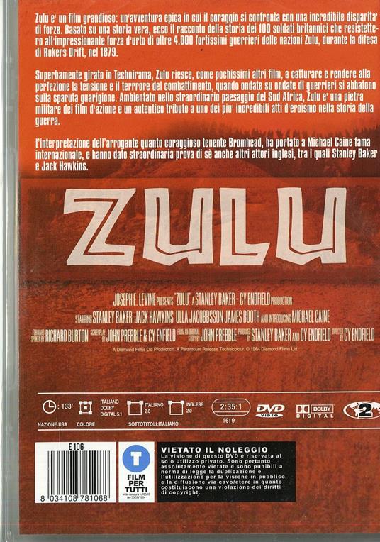 Zulù di Cy Baker Endfield - DVD - 2