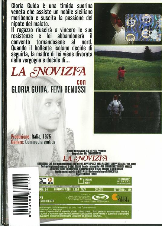 La novizia di Pier Giorgio Ferretti - DVD - 2