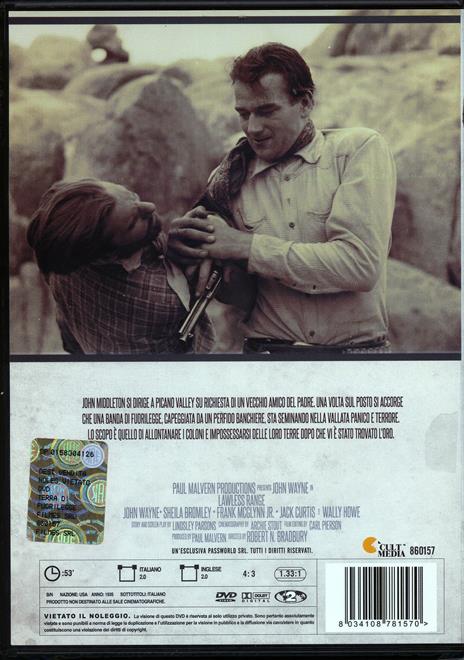 Terra di fuorilegge di Robert North Bradbury - DVD - 2