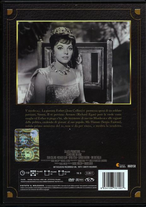 Ester e il Re di Raoul Walsh,Mario Bava - DVD - 2