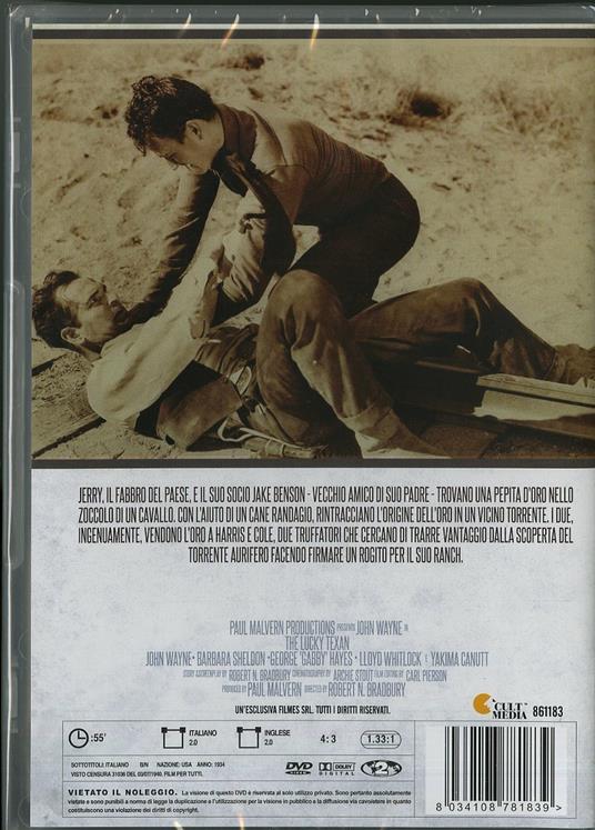 La valle dell'oro di Robert North Bradbury - DVD - 2