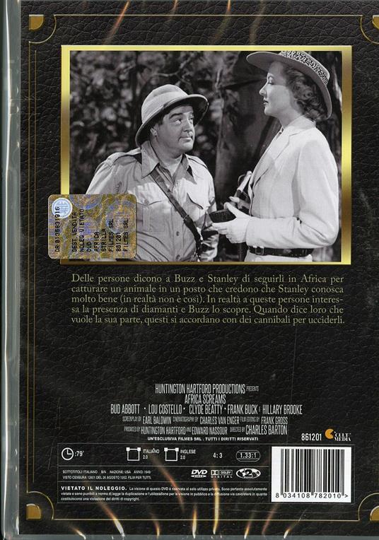 Africa strilla di Charles Barton - DVD - 2