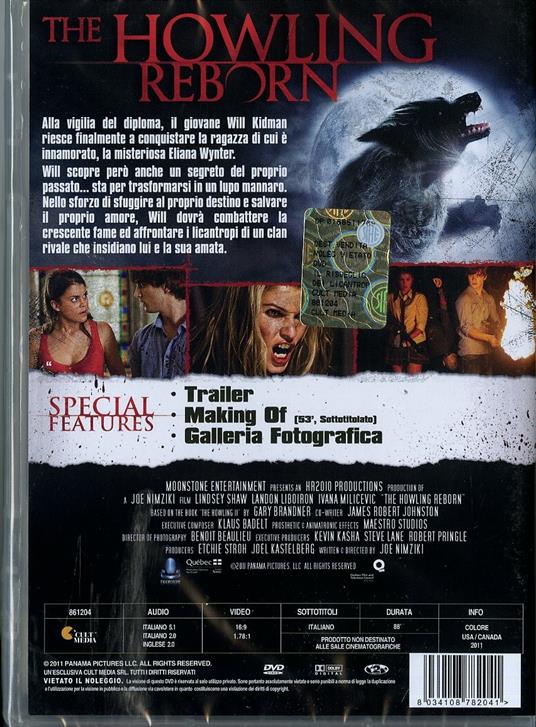 The Howling. Reborn. Il risveglio dei licantropi di Joe Nimziki - DVD - 2