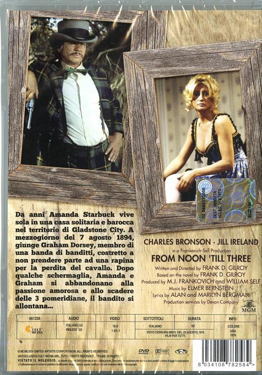 Da mezzogiorno alle tre di Frank D. Gilroy - DVD - 2