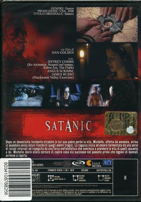Satanic di Dan Golden - DVD - 2