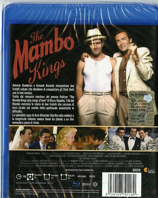 I Mambo Kings. I Re del Mambo di Arne Glimcher - Blu-ray - 2