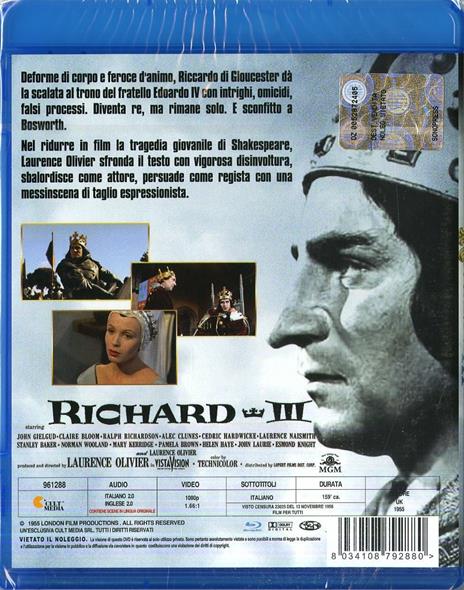 Riccardo III (Blu-ray) di Laurence Olivier - Blu-ray - 2
