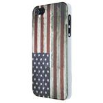 Custodia Wooden US Flag iPhone 5