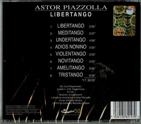 Libertango - CD Audio di Astor Piazzolla - 2