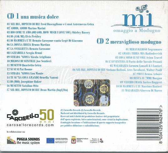 Omaggio a Modugno - CD Audio - 2