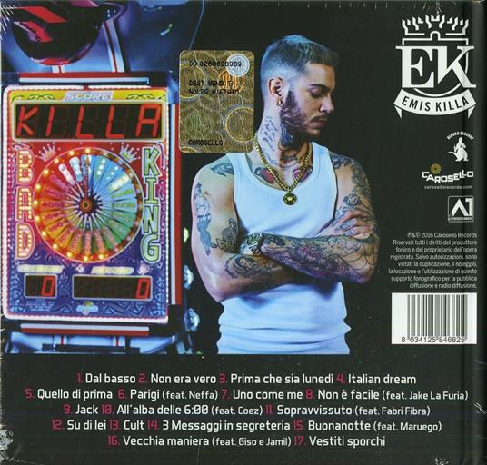 Terza stagione - CD Audio di Emis Killa - 2