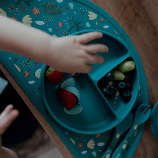 Piatto con ventosa in silicone - Elefante Chewy - 6