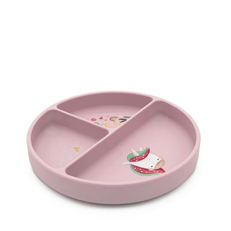 Piatto con ventosa in silicone - Unicorno Sparkly - 2