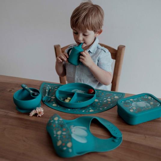 Bavaglino con tasca in silicone - Elefante Chewy - 3