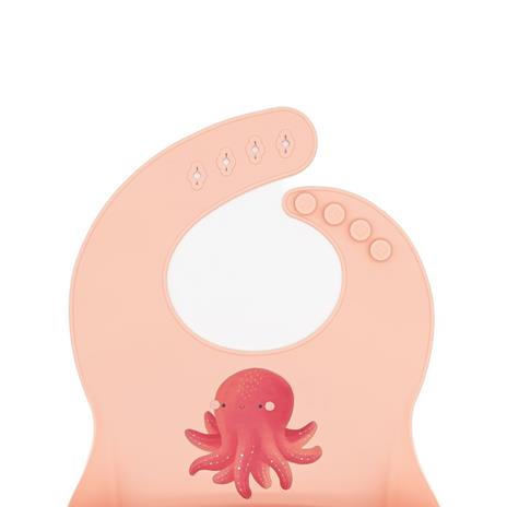 Bavaglino con tasca in silicone - Polpo Slurpy - 2