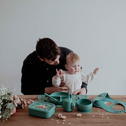 Piatto con ventosa in silicone - Volpe Crunchy - 5