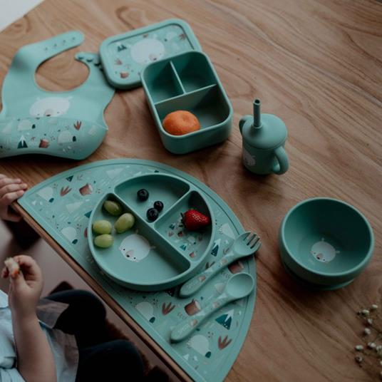 Porta merenda in silicone - Orso Munchy - 4