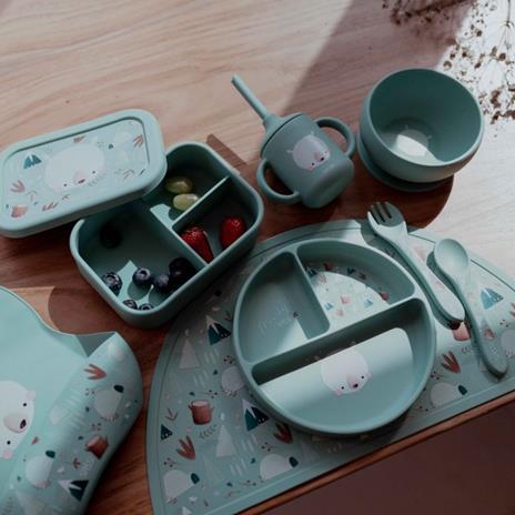 Porta merenda in silicone - Orso Munchy - 6