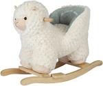 Agnellino a Dondolo in Morbido Peluche Cavalcabile per i Bambini Più Piccoli
