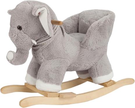 Elefantino a Dondolo in Morbido Peluche Cavalcabile per i Bambini Più Piccoli