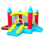 Gioco Gonfiabile per Bambini, Grande Castello con Scivolo e Piscina