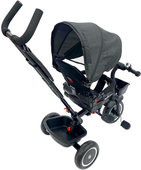 Triciclo Evolutivo Moov-1 4-in-1 per Bambini dai 18 mesi, Nero - 2