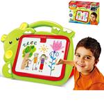 Lavagna Lavagnetta per Bambini Hippo 2In1 con Gessetti Cassino Pennarelli Verde