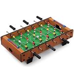 Calcio Balilla Biliardino da Tavolo in Legno con 6 Stecche e Piedini 70X37X17Cm