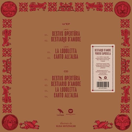 Bestiario d'amore - CD Audio di Vinicio Capossela - 3