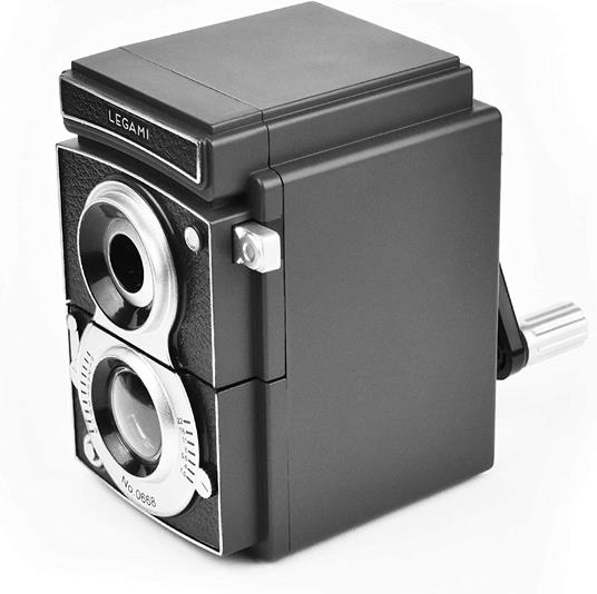 Temperamatite da scrivania fotocamera Legami, Camera - Desktop Pencil Sharpener - 2