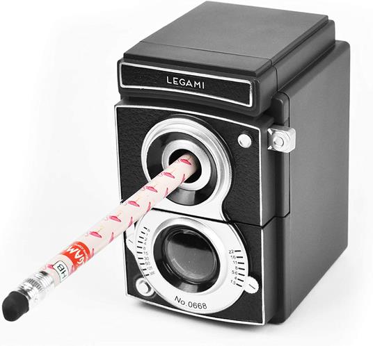 Temperamatite da scrivania fotocamera Legami, Camera - Desktop Pencil Sharpener - 3