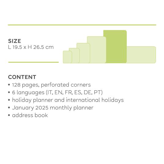 Agenda 2023-2024 Legami, 12 mesi, settimanale, maxi, colors - BLACK ONYX - 8