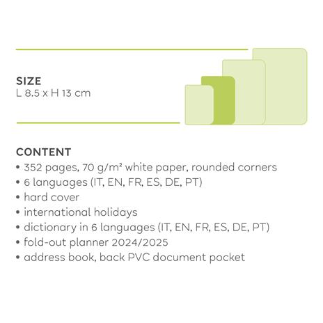 Agenda 2023-2024 Legami, 12 mesi, giornaliera, small, spiralata, foto - KITTY - 8