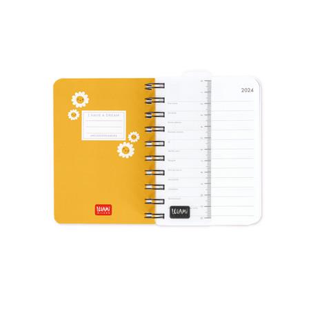 Agenda 2023-2024 Legami, 12 mesi, giornaliera, small, spiralata, foto - DAISY - 3