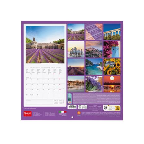 Calendario 2024, da parete, 30 x 29 cm PROVENCE - 3