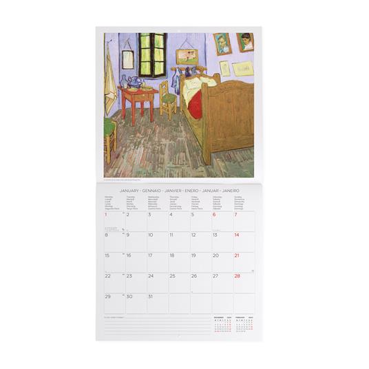 Calendario 2024, da parete, 30 x 29 cm VINCENT VAN GOGH - Legami