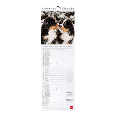 Calendario 2024, da parete, 16 x 49 cm PUPPIES - 2