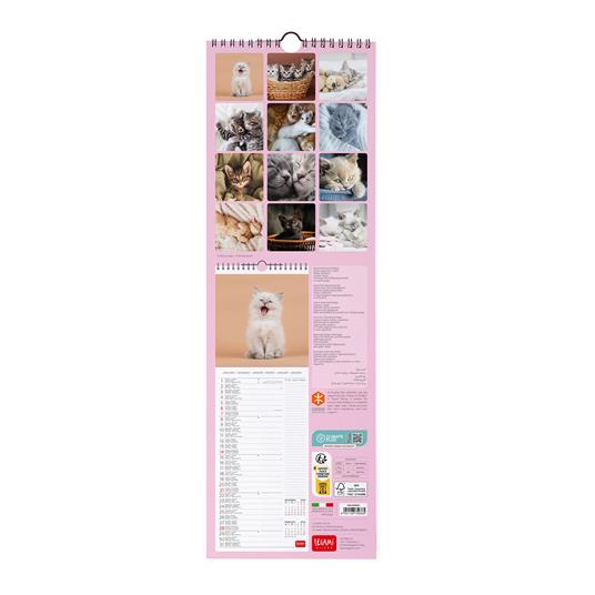 Calendario 2024, da parete, 16 x 49 cm KITTENS - 3