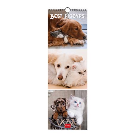 Calendario 2024, da parete, 16 x 49 cm BEST FRIENDS