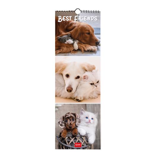 Calendario 2024, da parete, 16 x 49 cm BEST FRIENDS